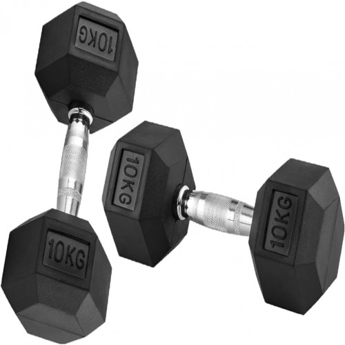 Picture of 10kg Hex Dumbbell - 1 Pair - 20kg