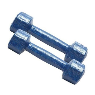 Picture of 3kg Navy Blue Dumbbell Set - 1 Pair - Made in Bangladesh