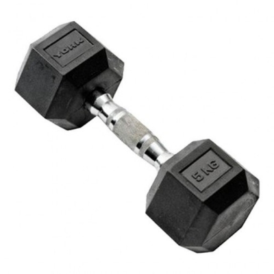Picture of 5kg Hex Dumbbell Single