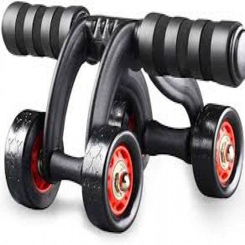 Picture of Ab Roller Ab Wheel Fitness Equipment 4 Wheels Innovative Ergonomic Abdominal Roller for Abs Legs Arms Training