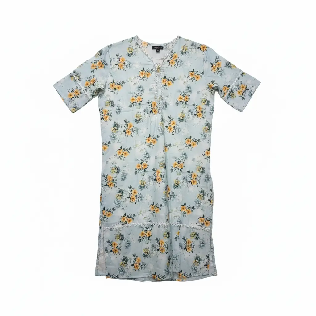 Picture of Ladies Design Kurti (Linen) – 2 Piece/ 1 Piece Gown