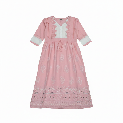 Picture of Ladies Design Kurti (Linen) – 2 Piece/ 1 Piece Gown