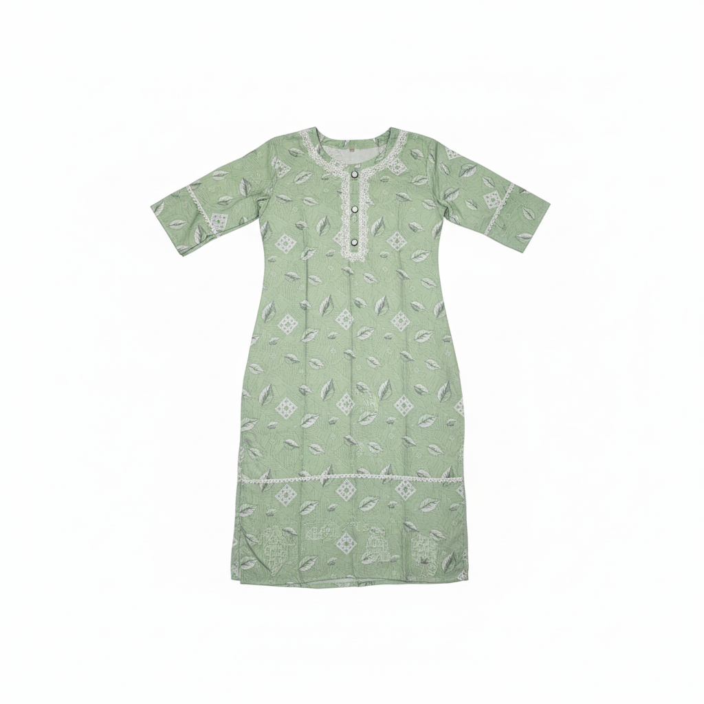 Picture of Ladies Design Kurti (Linen) – 2 Piece/ 1 Piece Gown