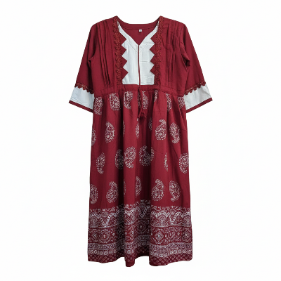 Picture of Ladies Design Kurti (Linen) – 2 Piece/ 1 Piece Gown