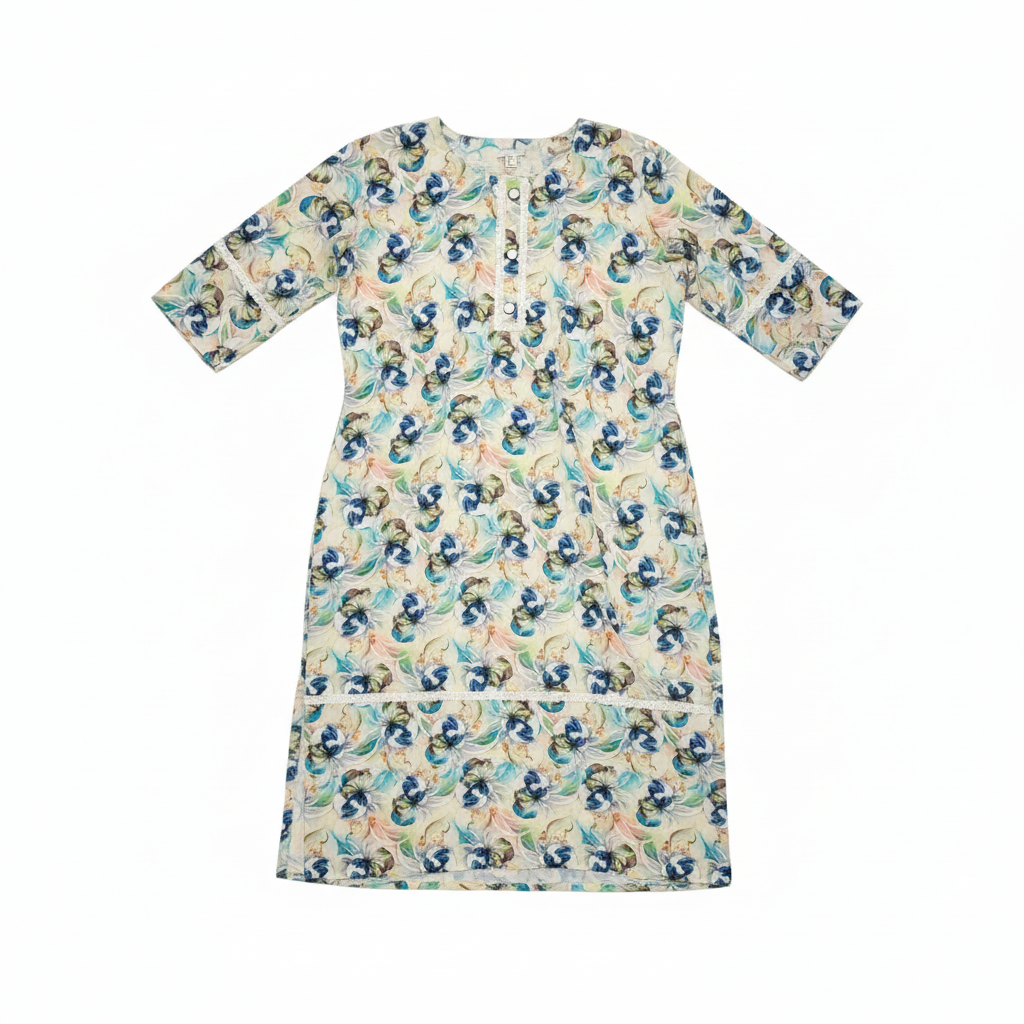 Picture of Ladies Design Kurti (Linen) – 2 Piece/ 1 Piece Gown