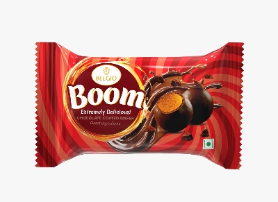 Picture of BELGIO Boom Chocolate Coated Wafer 8gm