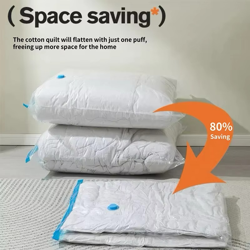 Picture of 5 Pack Vacuum Storage Bags - Space Saver Solution for Home Organization Size 40x60cm  5pcs Combo Set