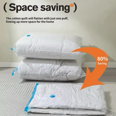Picture of 5 Pack Vacuum Storage Bags - Space Saver Solution for Home Organization Size 40x60cm  5pcs Combo Set