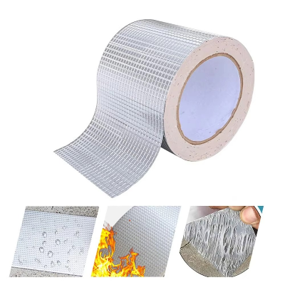 Picture of 3 Meter Super Strong Waterproof Tape paste, Aluminum Foil Butyl Rubber Stop Leaks Seal Repair Tape Self Adhesive for Roof Hose Repair Flex Tape 3 Meter