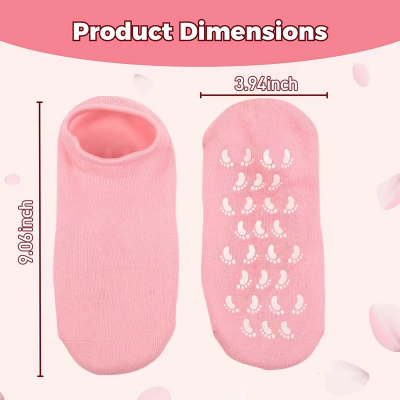 Picture of Foot Spa Gel Sock Silicone Socks for Women Moisturizing Callus Remover Dry Feet Spa Gel Socks