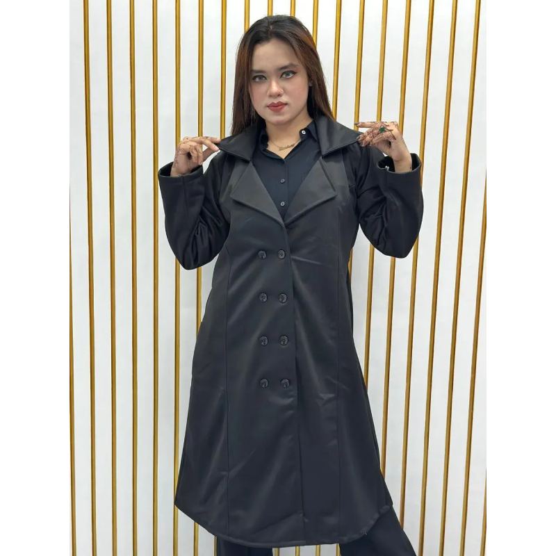 Picture of Autumn Winter Coat woman Coat women Water long overcoat long lady jacket