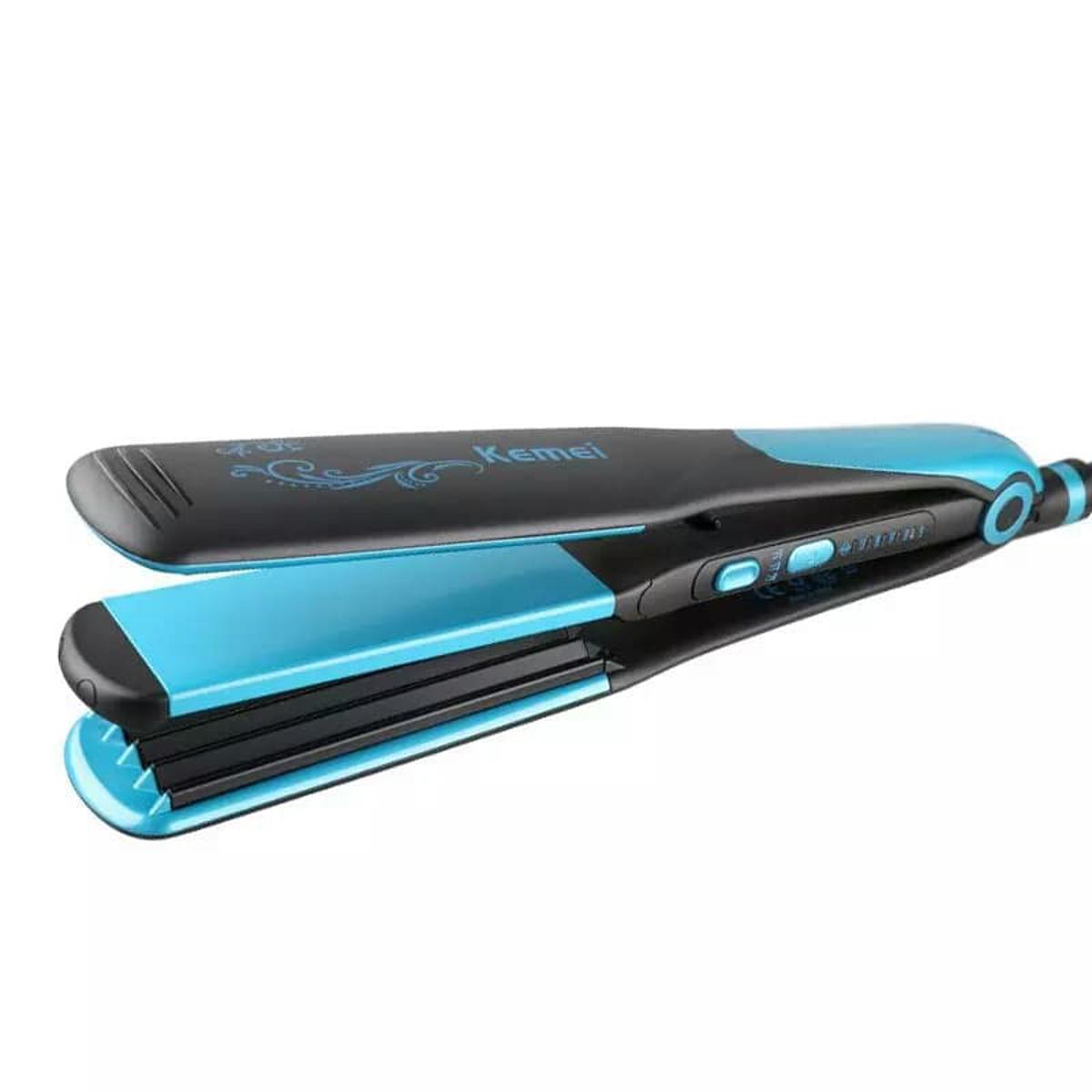 Picture of KM-2209 Hair Straightener - Blue and Black