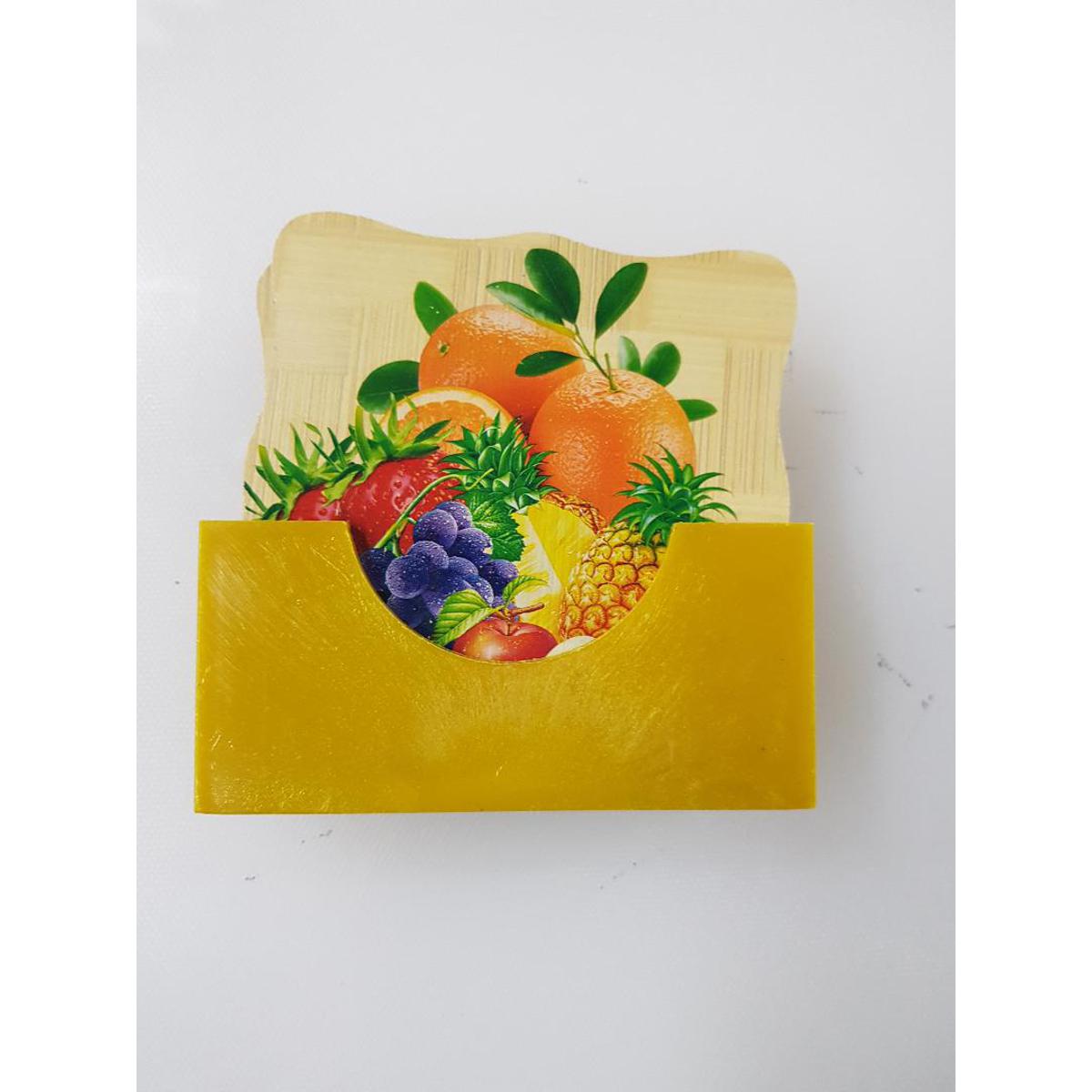 Picture of Natural Bamboo Round Coasters Design