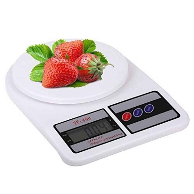 Picture of SF 400 Electronic Kitchen Scale - White - Weight Machine