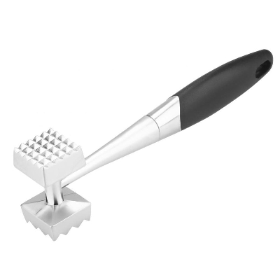 Picture of Meat Tenderizer Mallet Hammer - Black and Silver