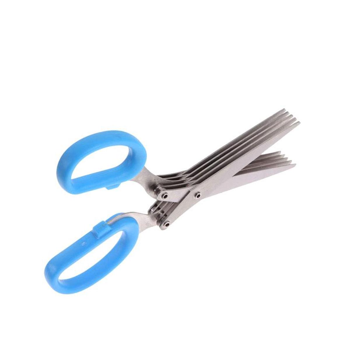 Picture of 5 Blade Kitchen Scissors - Blue