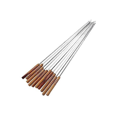 Picture of 12 Pieces Barbecue Grill Sticks Set - Silver
