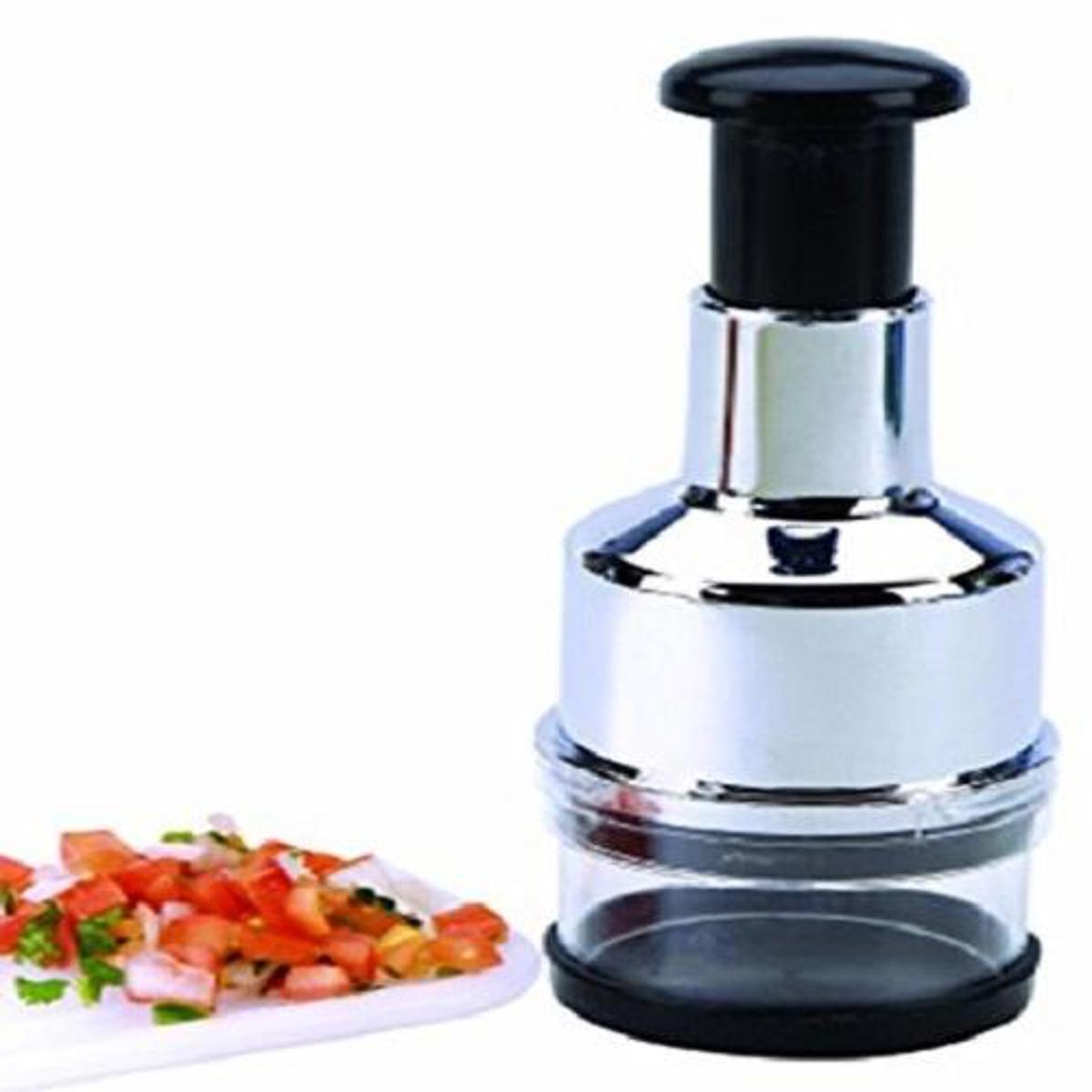 Picture of Onion/Garlic Vegetable Slicer - Silver and black