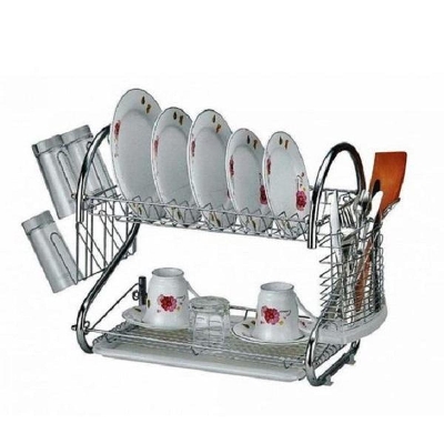 Picture of 2 Layer Crockery Rack - Silver