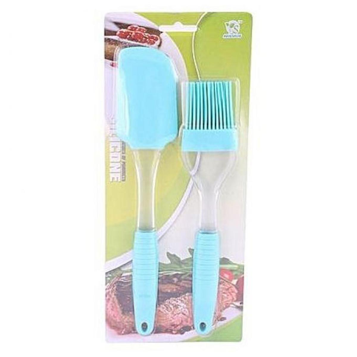 Picture of 2 Pieces Silicone Oil Brush - Sky Blue