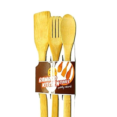 Picture of Bamboo Kitchen Tools  - Brown