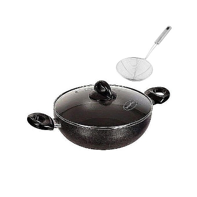 Picture of 30cm Non-Stick Karai With Free Oil Steiner - Black