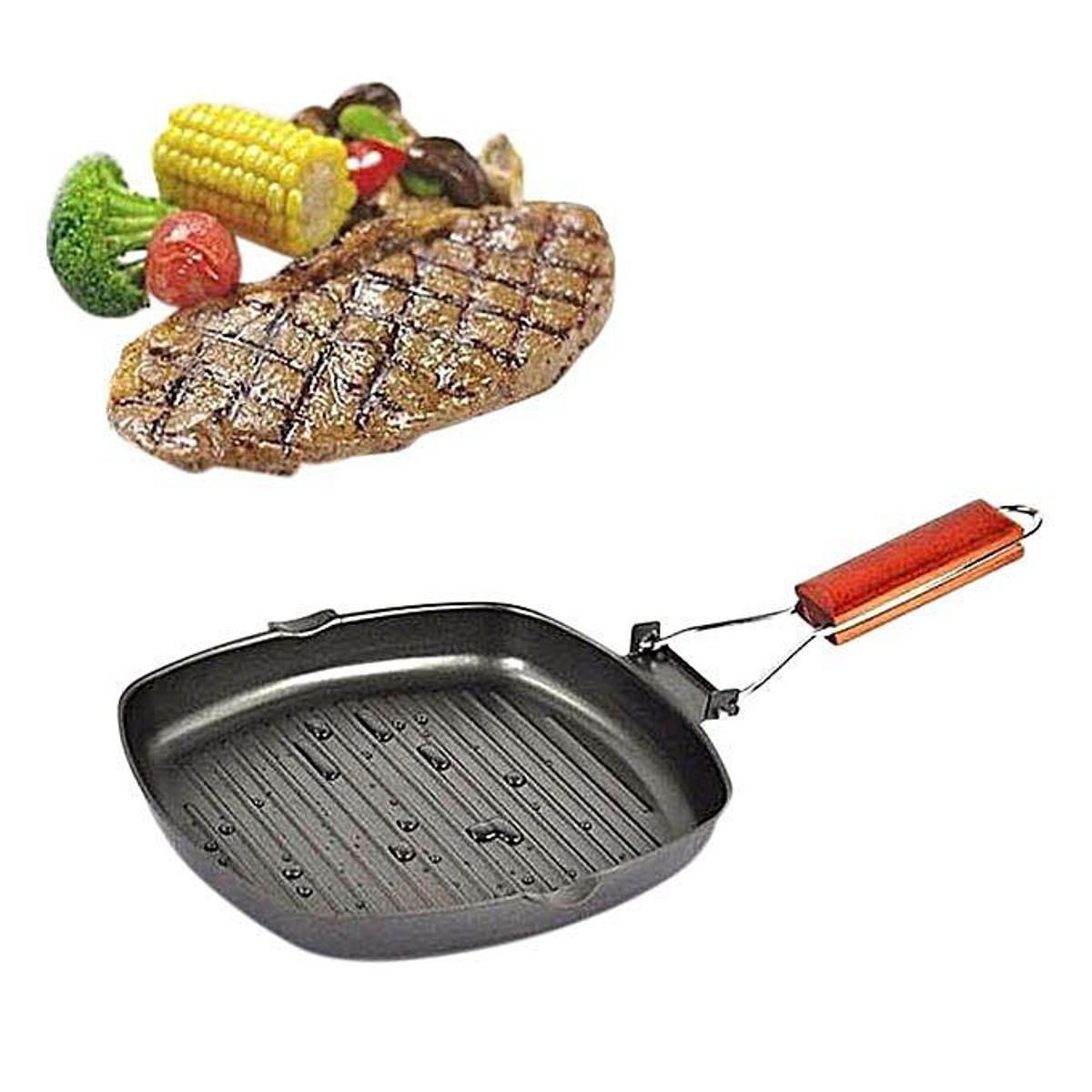 Picture of Non Stick Square Grill Pan - Black