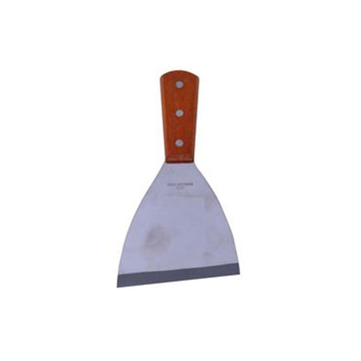 Picture of Pizza Serving Knife - Silver and Brown