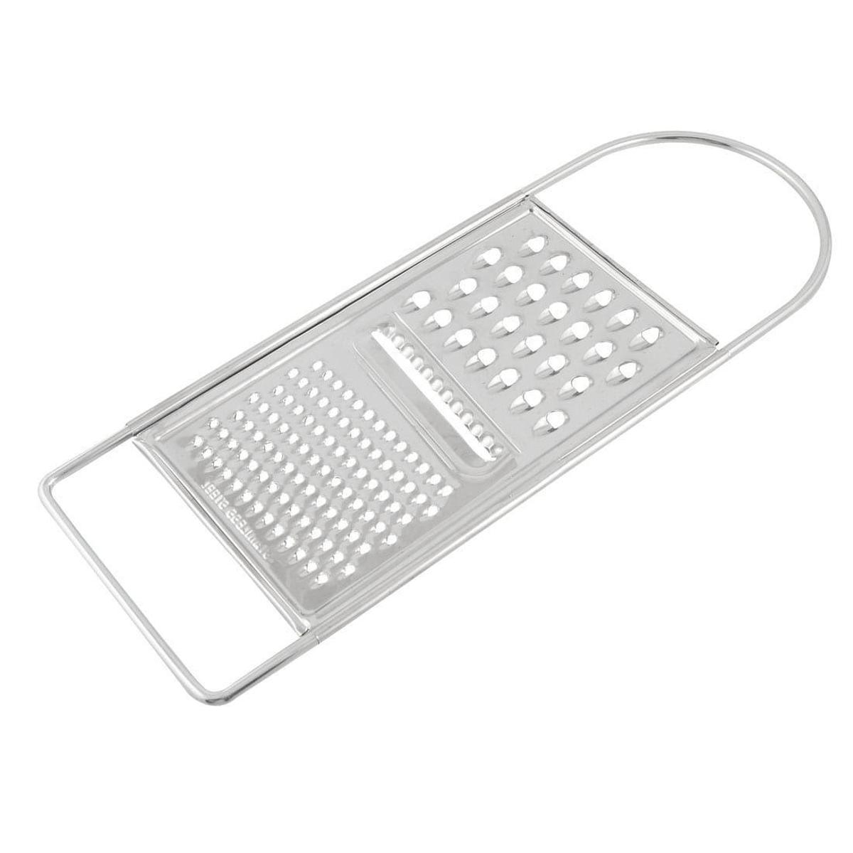 Picture of Silver Tone Staninless Steel Shreds Flat Potato Carrot Grater Peeler grater