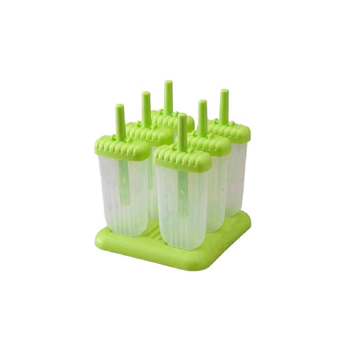 Picture of Ice Cream Mold 6pcs - Green and White