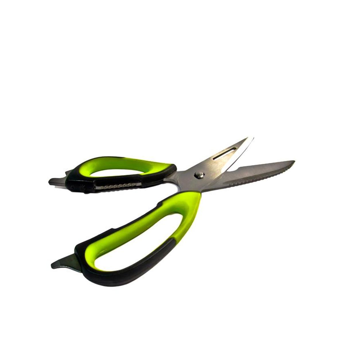 Picture of Multi-function Kitchen Scissors - Black and Green