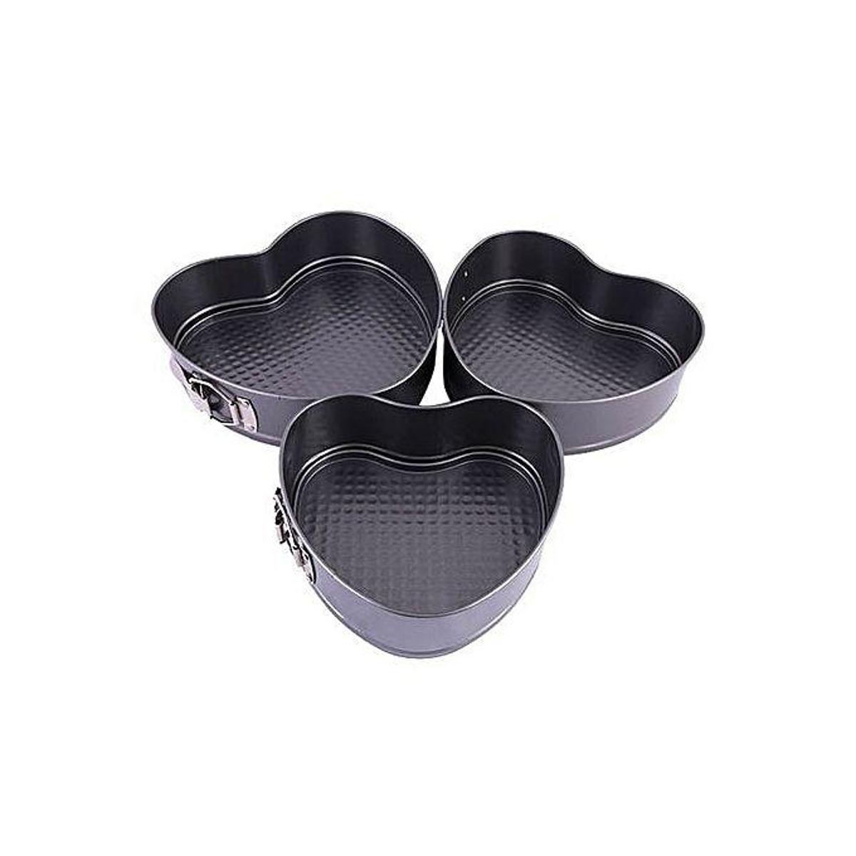 Picture of Nonstic 3 Pieces Shape Cake Mould - Black
