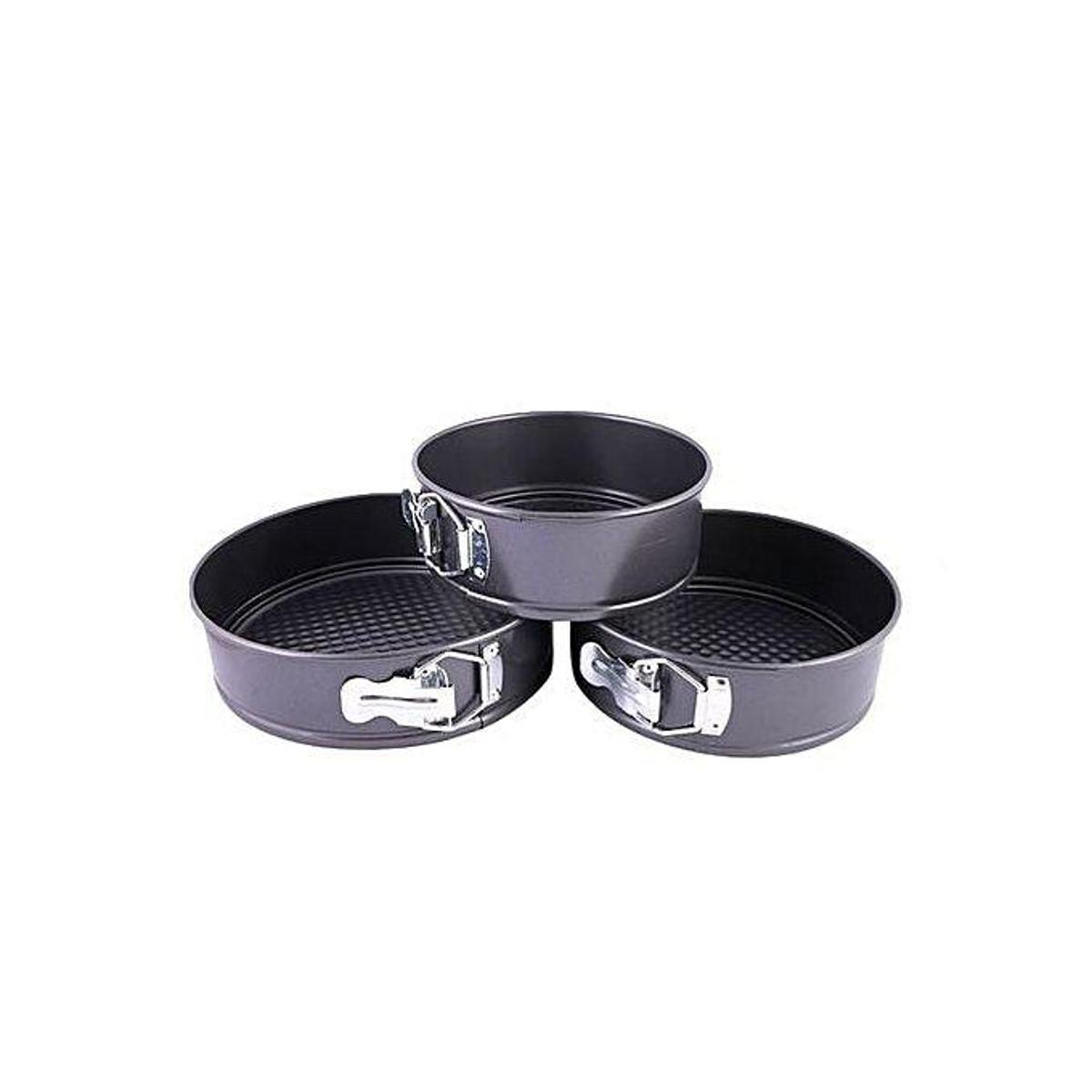Picture of Nonstic 3 Pieces Shape Cake Mould - Black