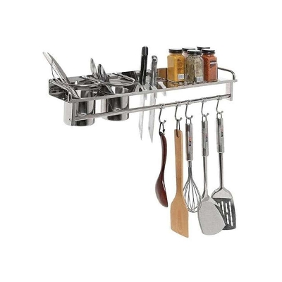 Picture of Stainless Steel Wall Mounted Kitchen Storage - Silver