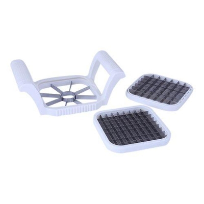 Picture of Steel Apple, French Fry Cutter - White and Silver
