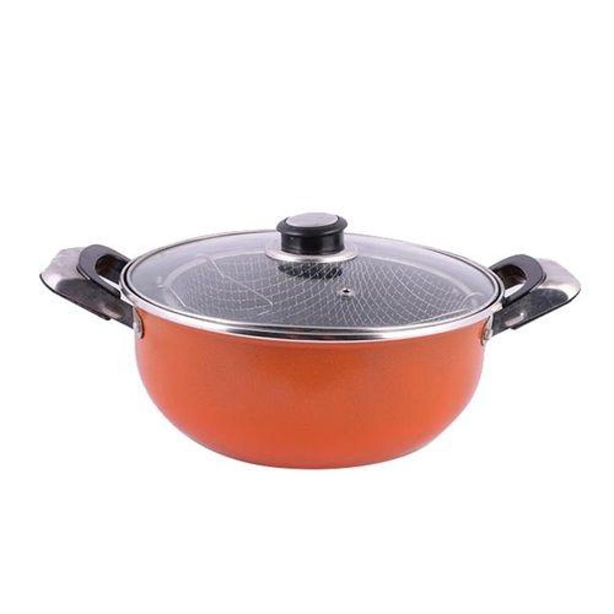 Picture of Non Stick Deep Fry Pan - Orange
