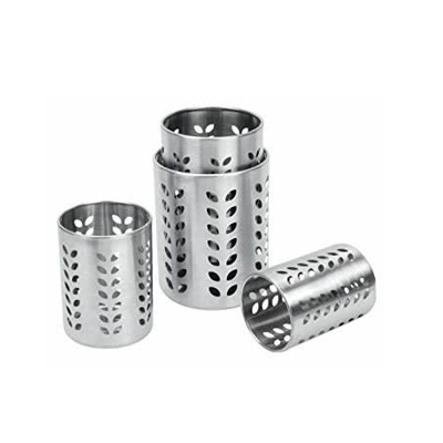 Picture of Spoon Holder 4pcs Set - Silver
