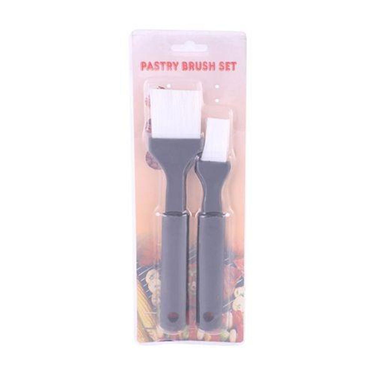 Picture of 2 Pieces Plastic Oil Brush - Black