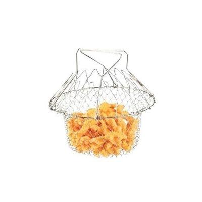 Picture of 12 in 1 Stainless Steel Chef Basket Kitchen Tool - Silver