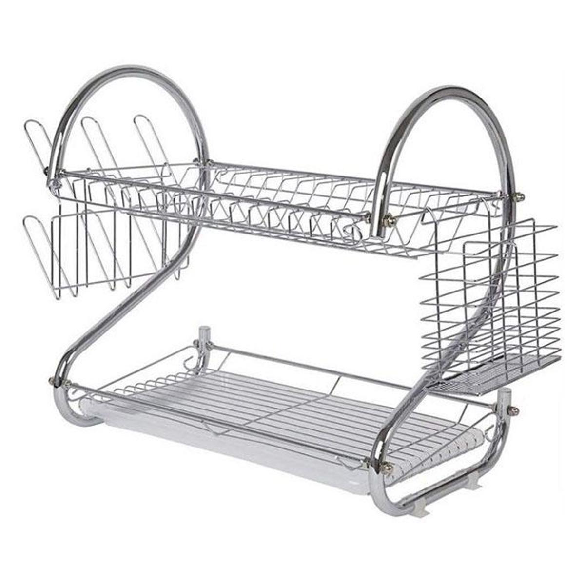 Picture of 2 Layer Kitchen Rack - Silver