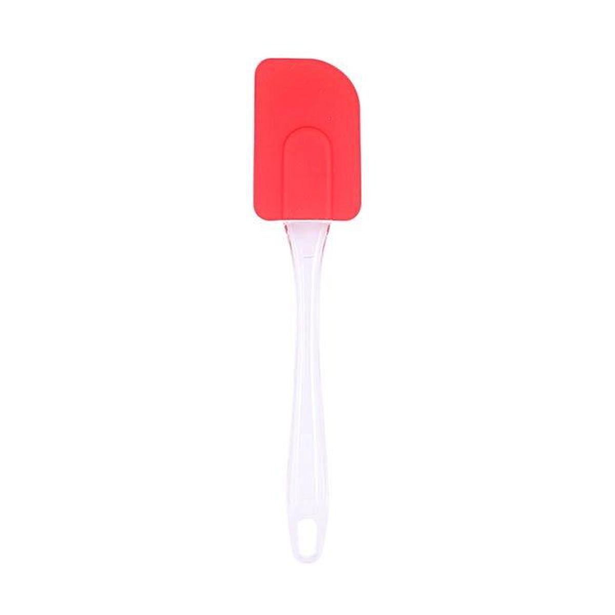 Picture of Plastic Handle Silicone Spatula – Red and Silver