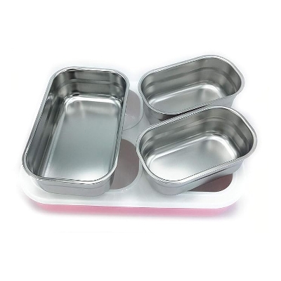 Picture of Tedemei 3 Containers Lunch Box (1200 Ml) - Convenient 3-Container Lunch Box For On-The-Go Meals