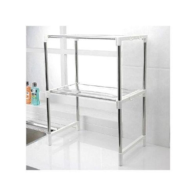 Picture of Microwave Oven Storage Rack Shelf Space Saving Kitchen Shelf