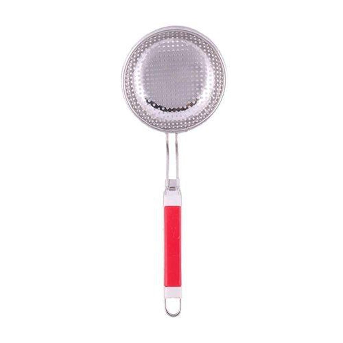Picture of Stainless Steel Strainer - Silver and Red