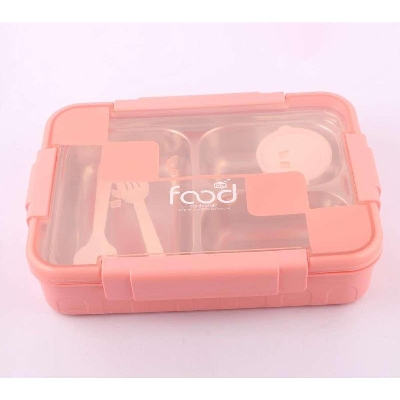 Picture of Big Lunch Box with 2 spoon