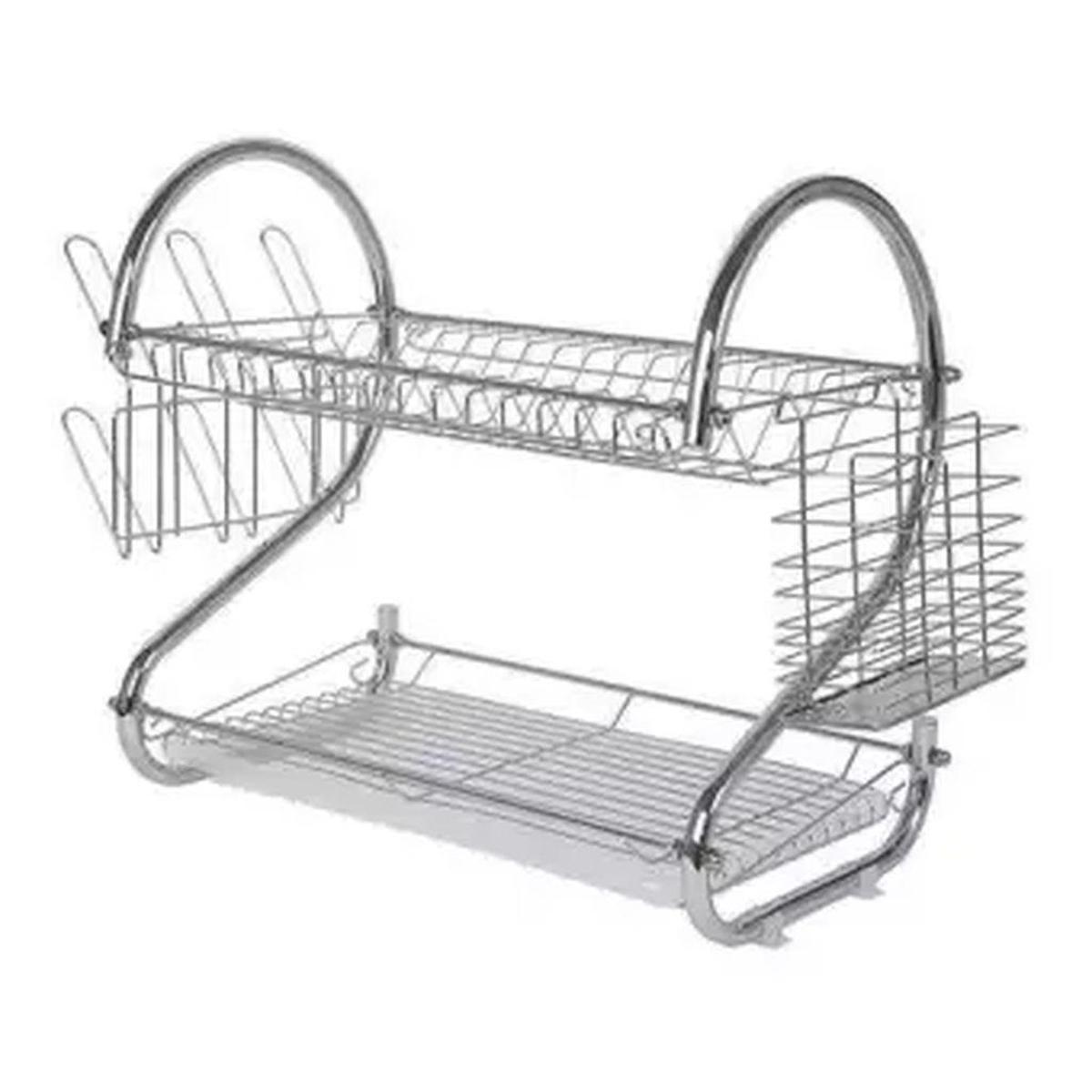 Picture of 2 Layer Crockery Rack - Silver