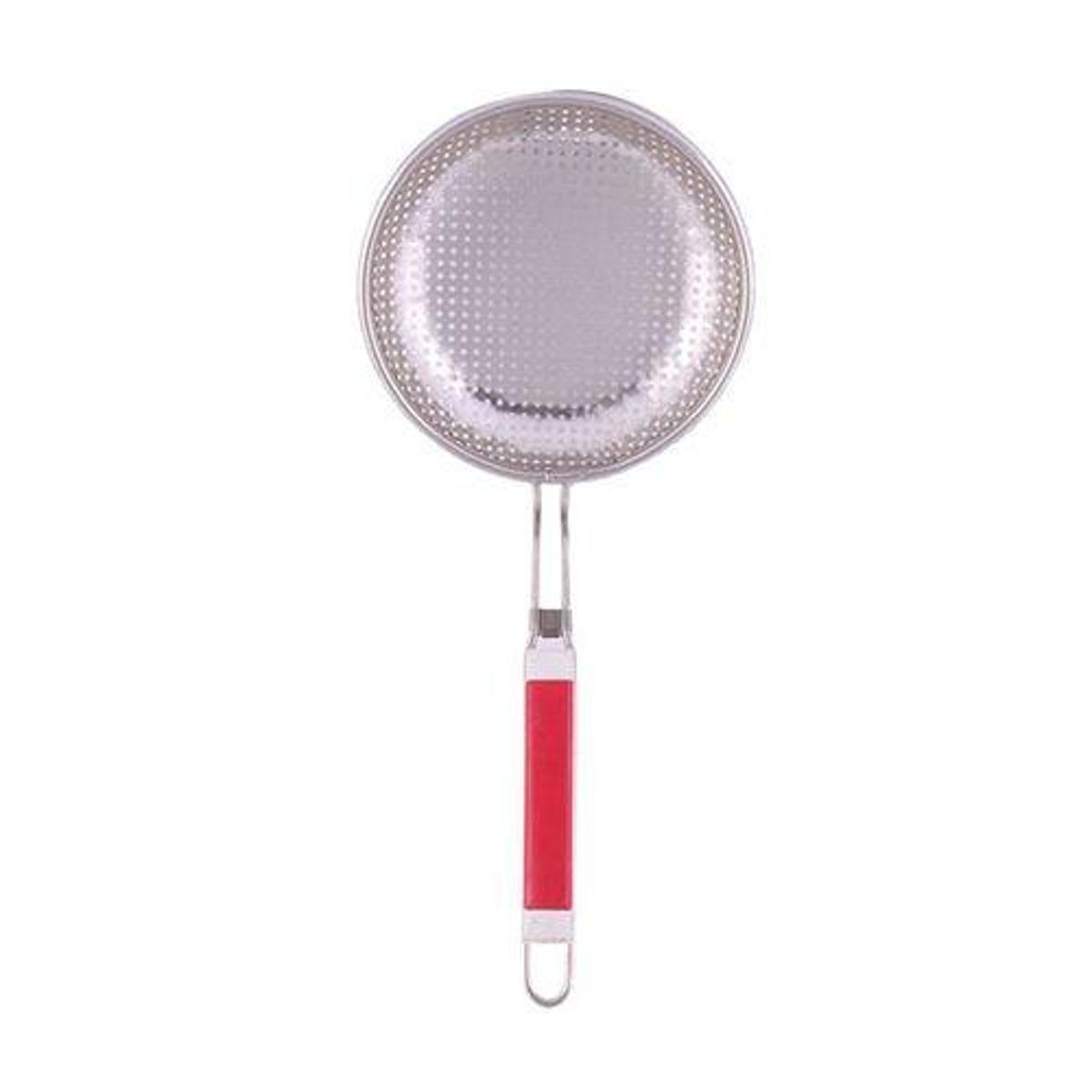 Picture of Stainless Steel Strainer - Silver and Red