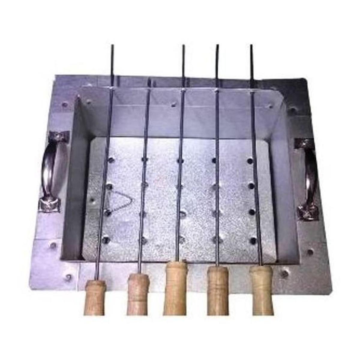Picture of BBQ Stand with 5 Stick - Silver