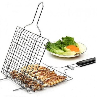 Picture of Portable BBQ Grill Net Clip - Silver