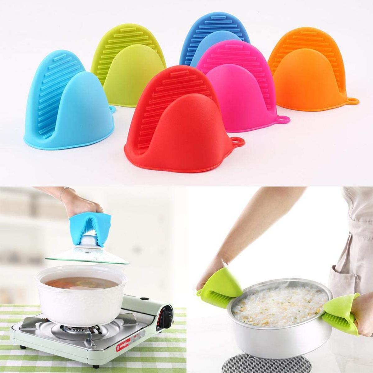 Picture of New Smart Cooking Silicone Heat Resistant Gloves - 2Pcs